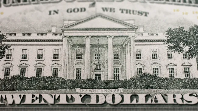 twenty-dollar bill white house